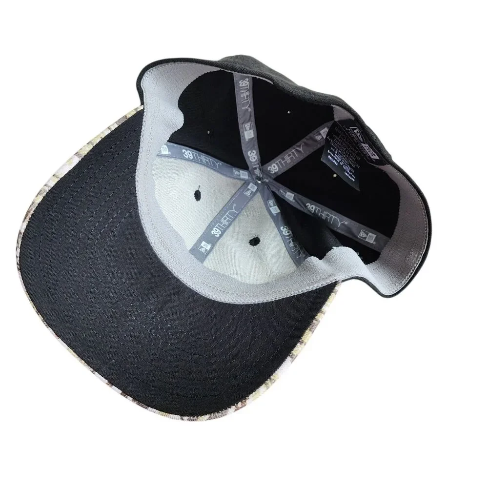Dallas Cowboys New Era 39THIRTY Hat Cap L/XL Salute To Service Camo Black